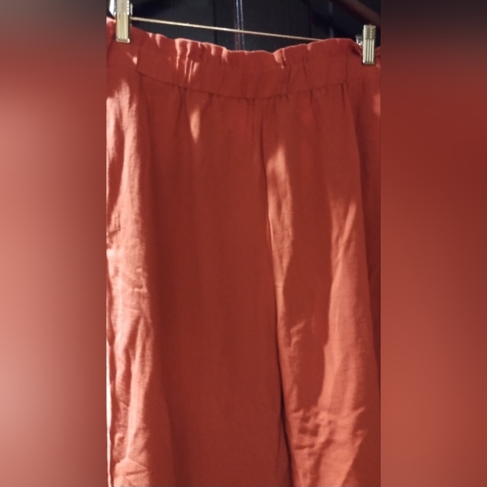 Cotton Pants With Ruchened Bottom - Picture 5 of 8